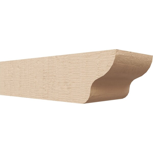 Ekena Millwork 6in. W x 4in. H x 16in. L Greensboro Woodgrain TimberThane Rafter Tail, Primed Tan RFTUR06X04X16GRNRCPR - main